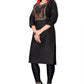 Women's Embroidery Cotton Slub Kurti